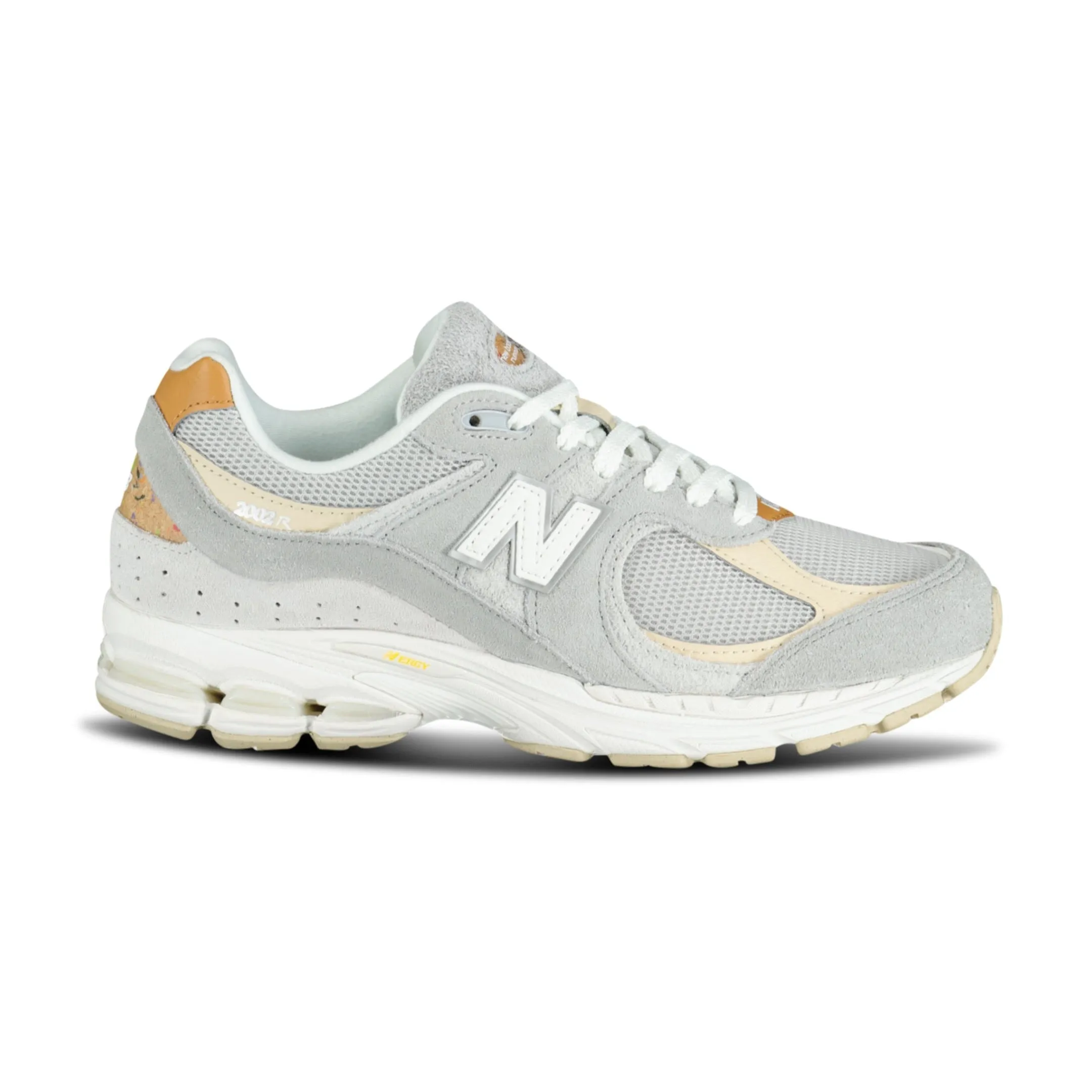 Grey Beige New Balance 2002 Trainers