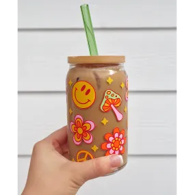 Groovy Ice Coffee Cup