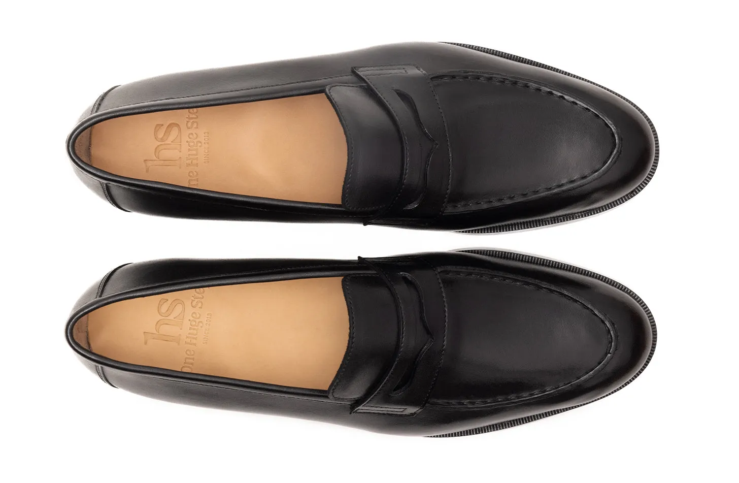 Handcrafted Penny Loafer with Apron Stitching.