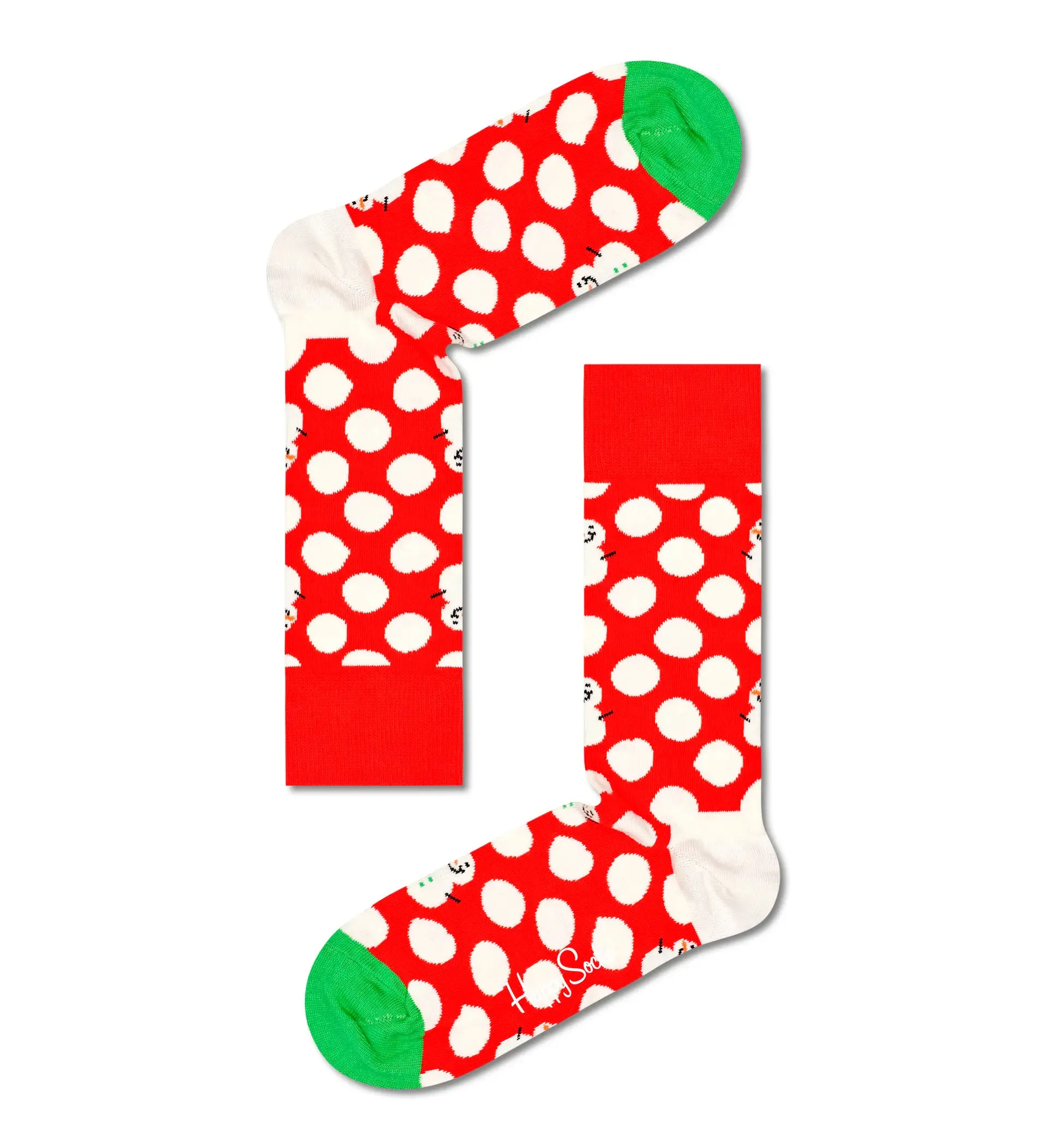 Happy Socks 'Cracker' Christmas Crew Socks - 2 Pairs - Gift Boxed.