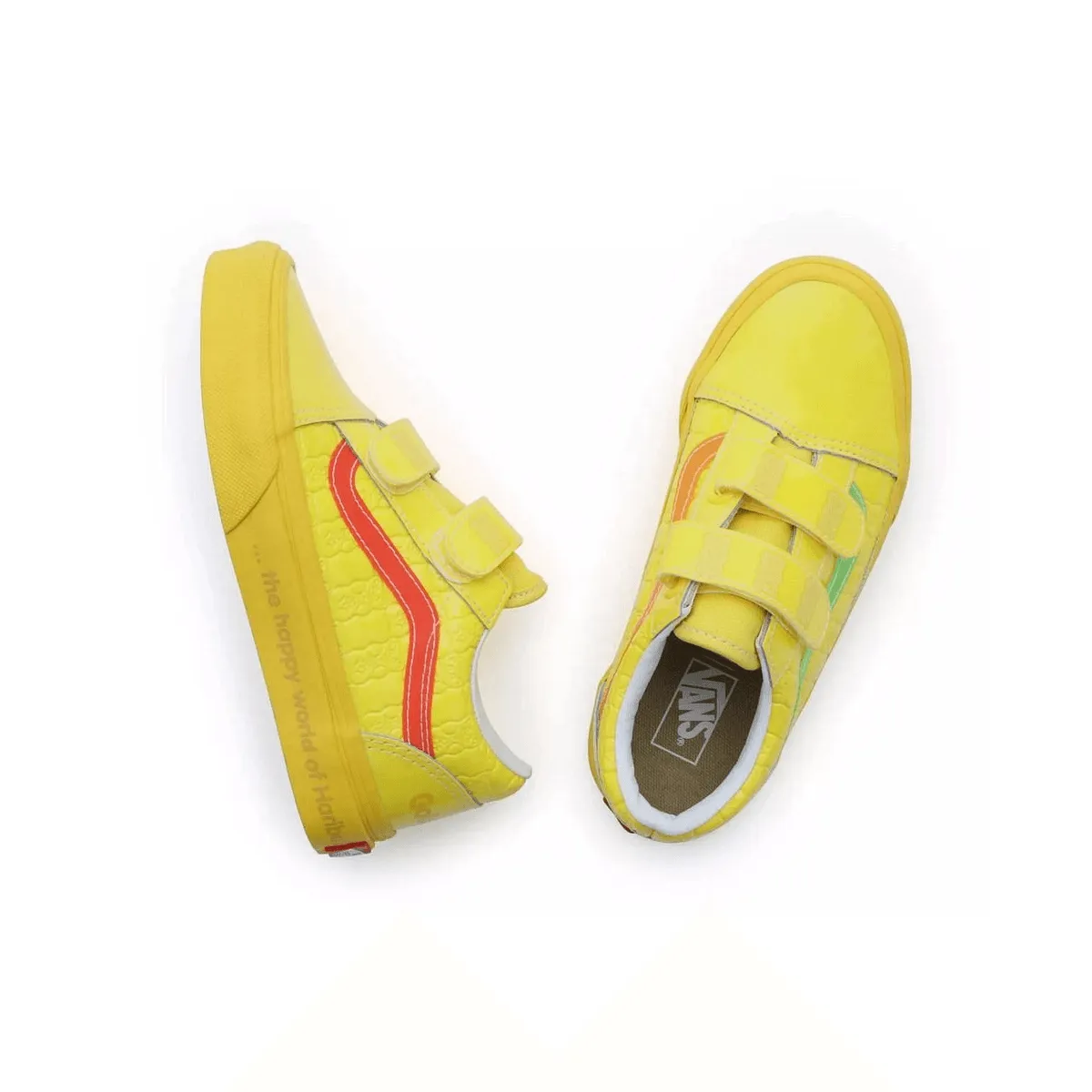 Haribo Kid's Checkerboard Yellow Old Skool V - Get It Now!