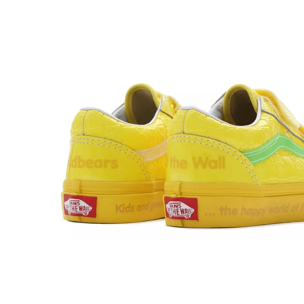 Haribo Kid's Checkerboard Yellow Old Skool V - Get It Now!