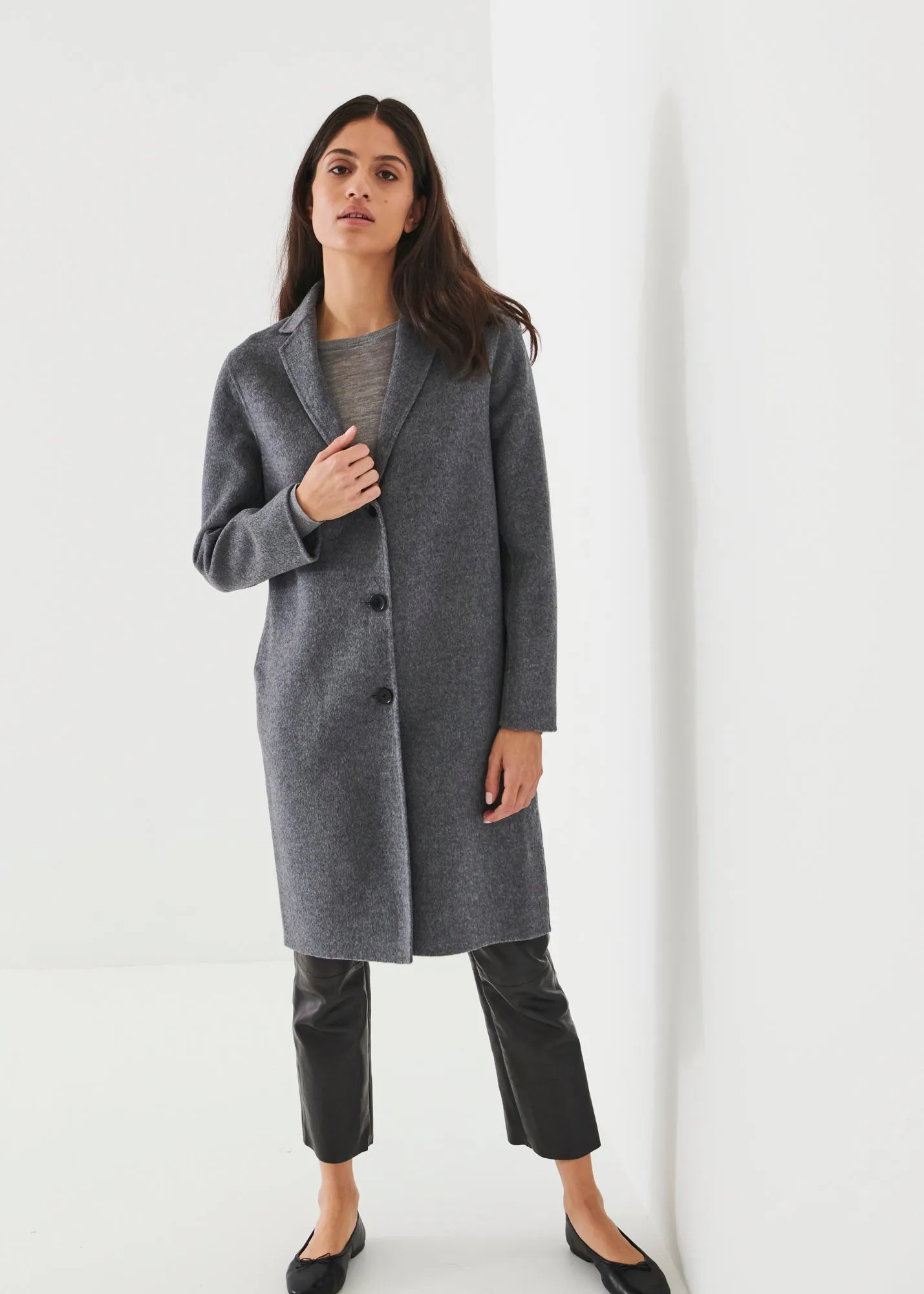 High-Quality Wool Cashmere Coat