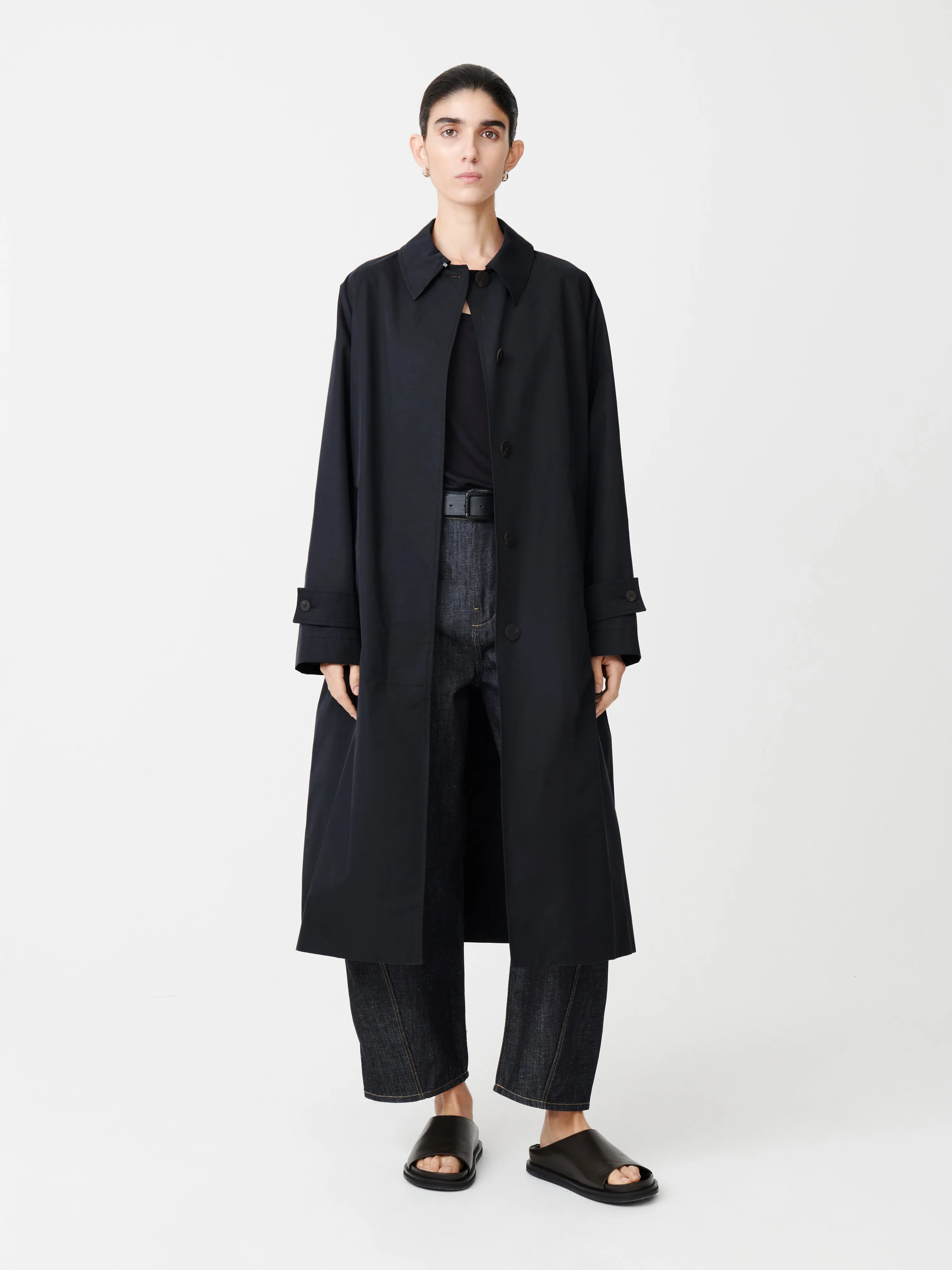 Holin Dark Navy Coat