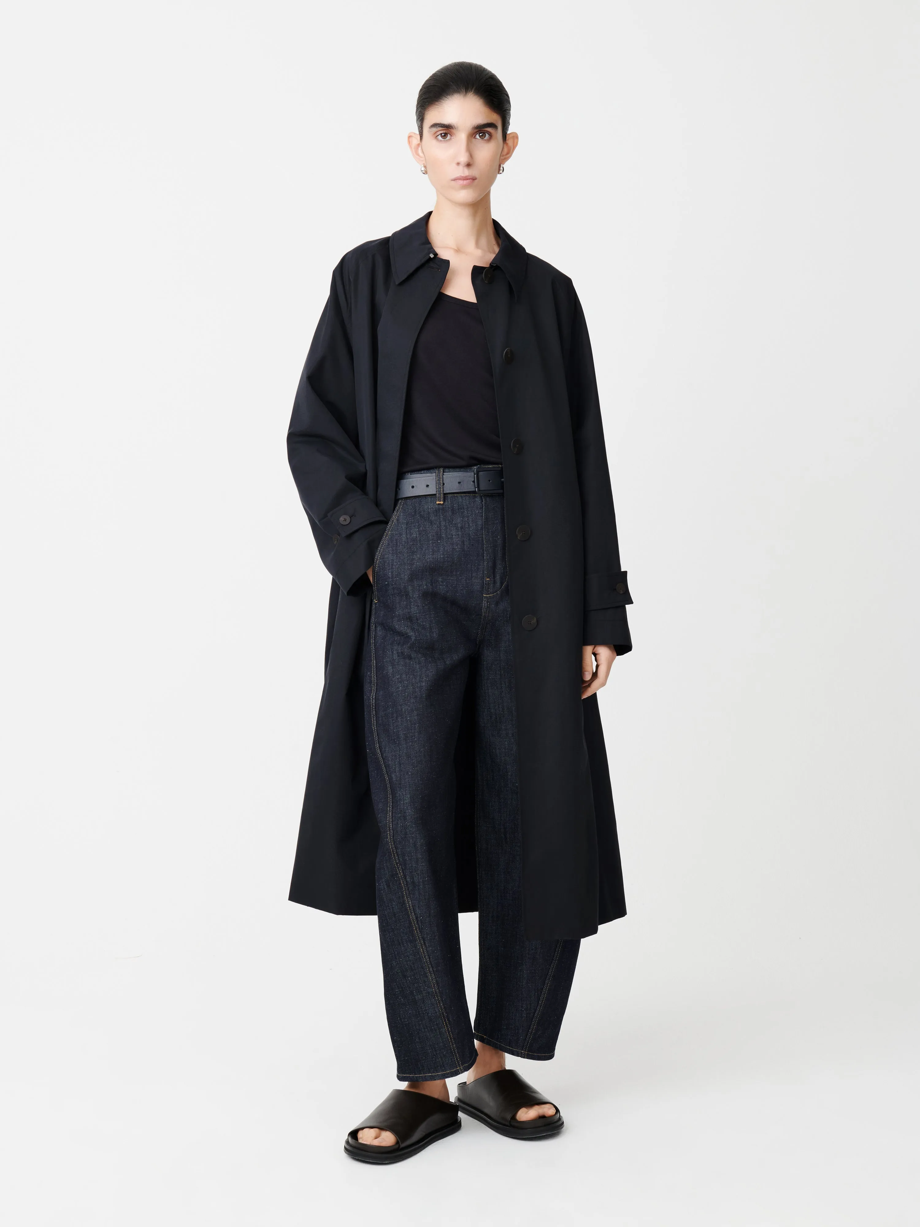 Holin Dark Navy Coat