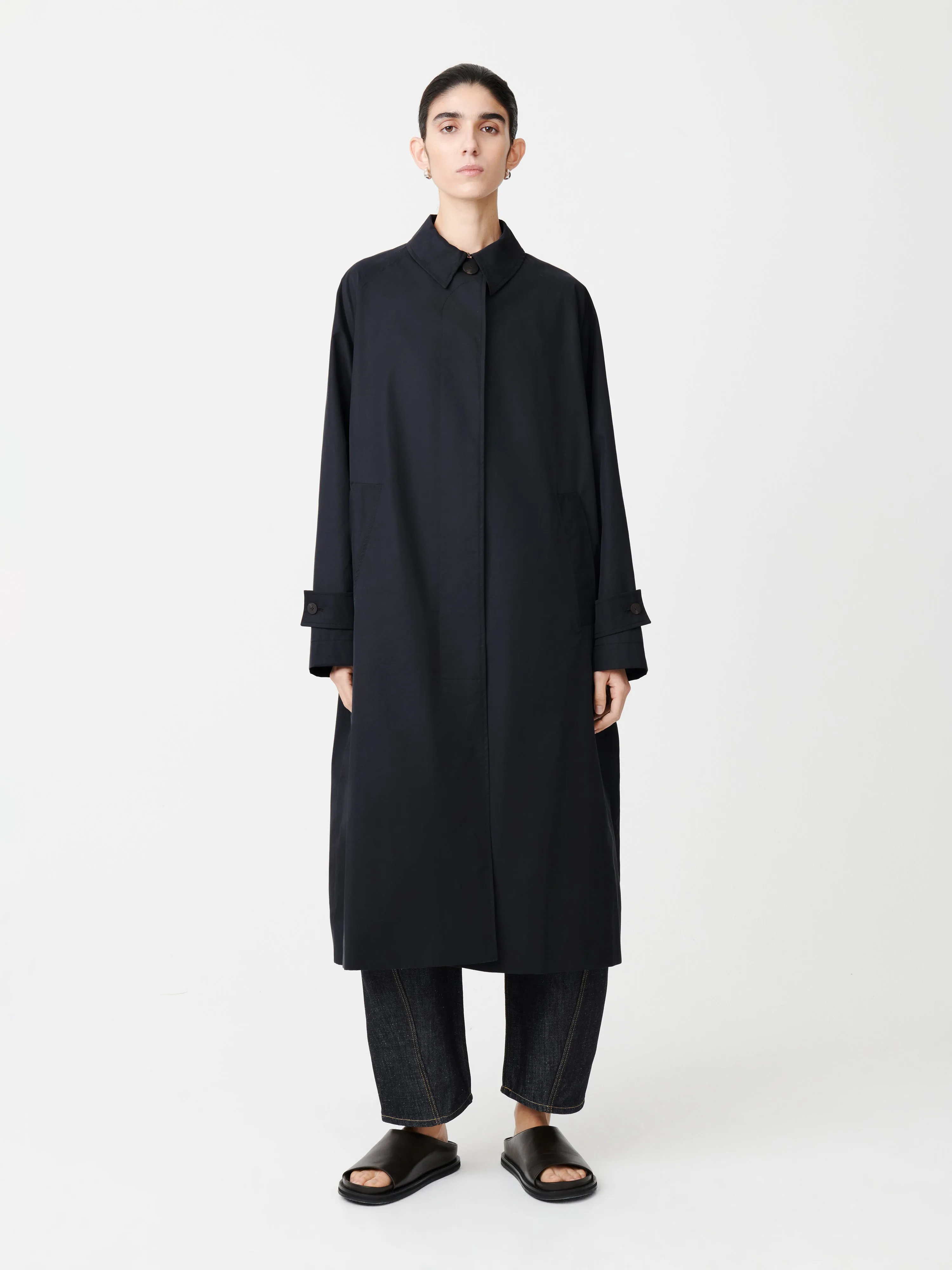 Holin Dark Navy Coat