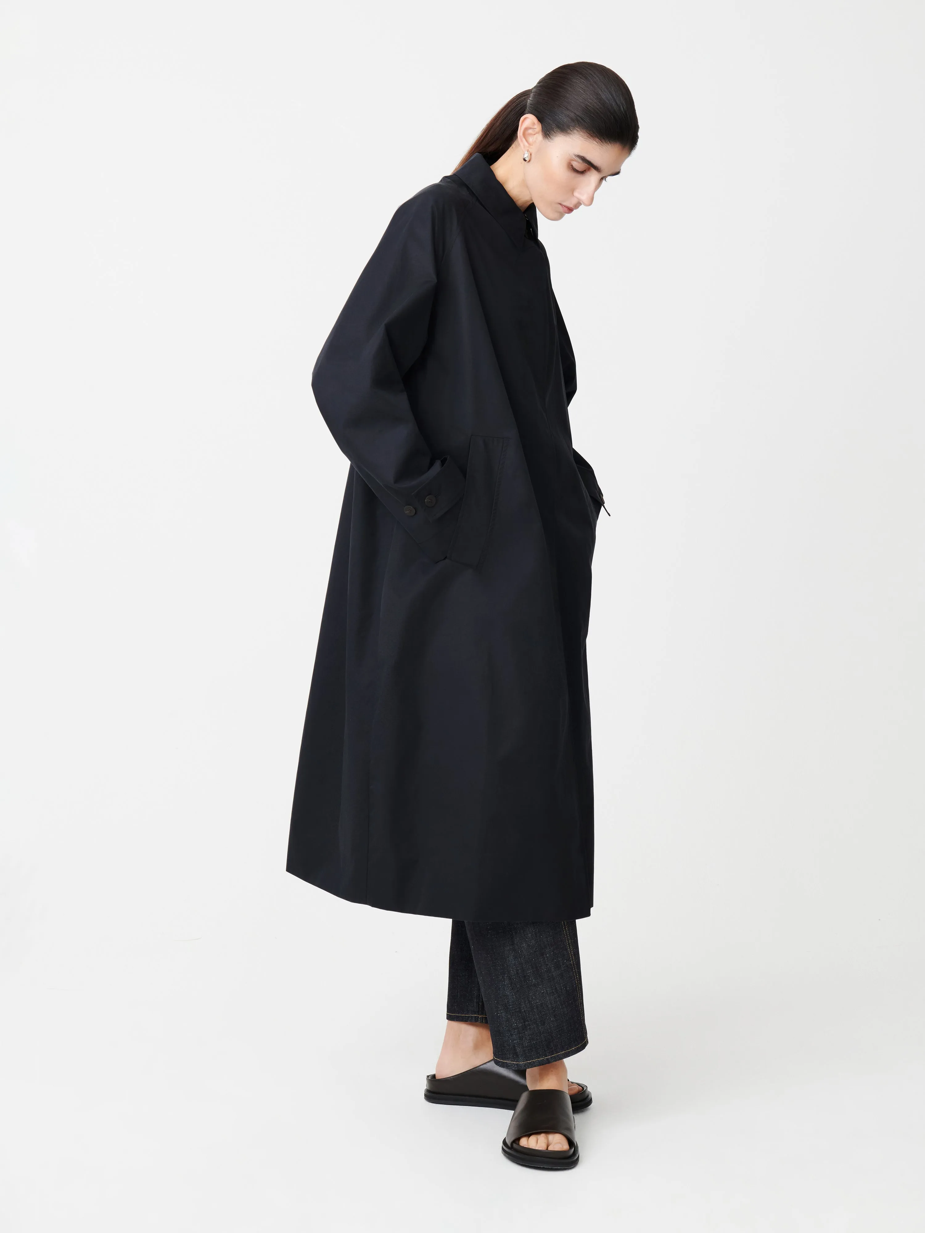 Holin Dark Navy Coat