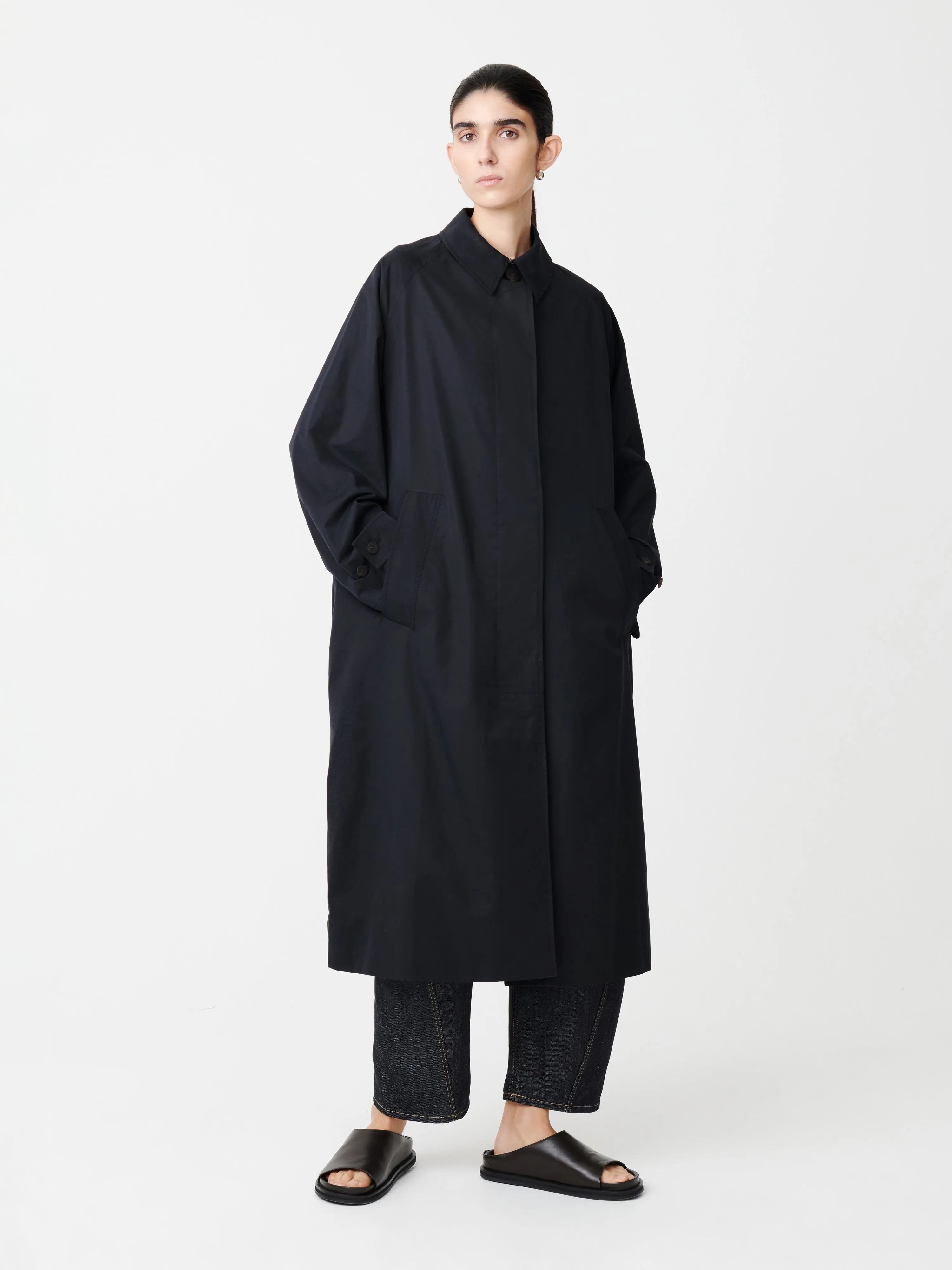 Holin Dark Navy Coat