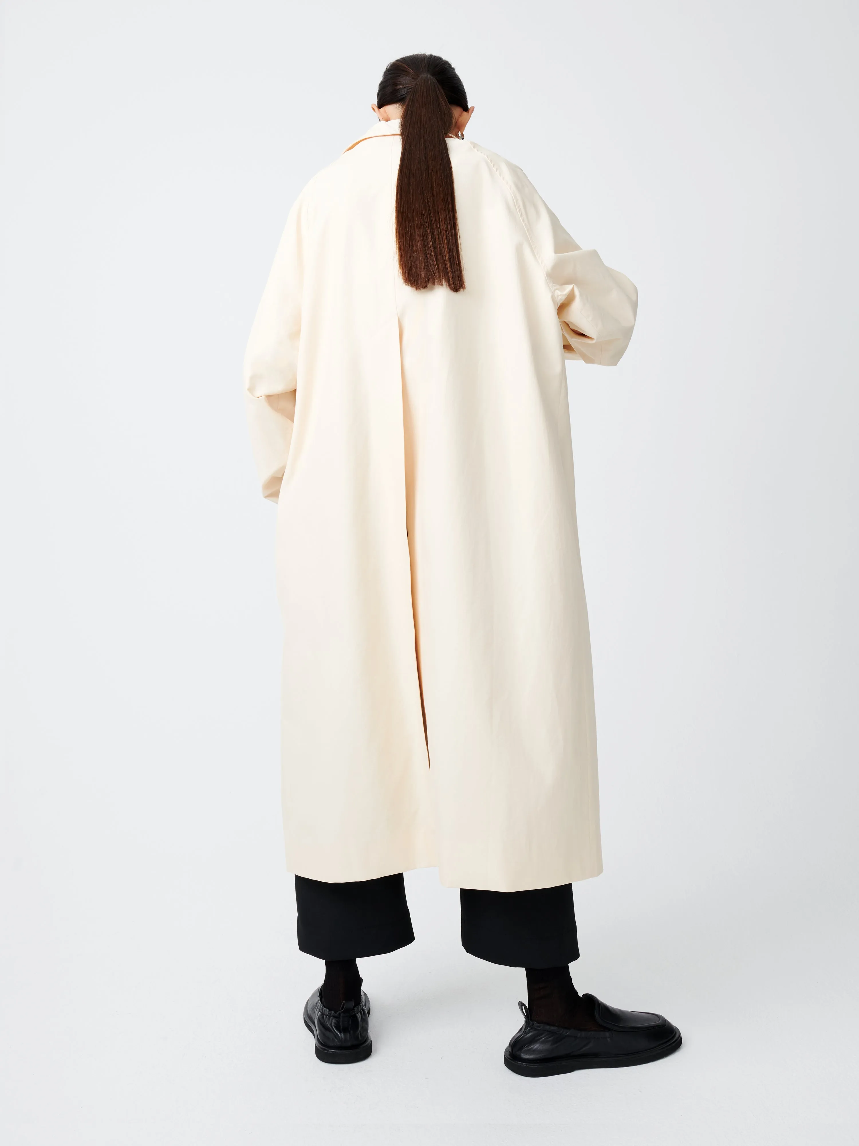 Holin Linen Coated Cotton Coat