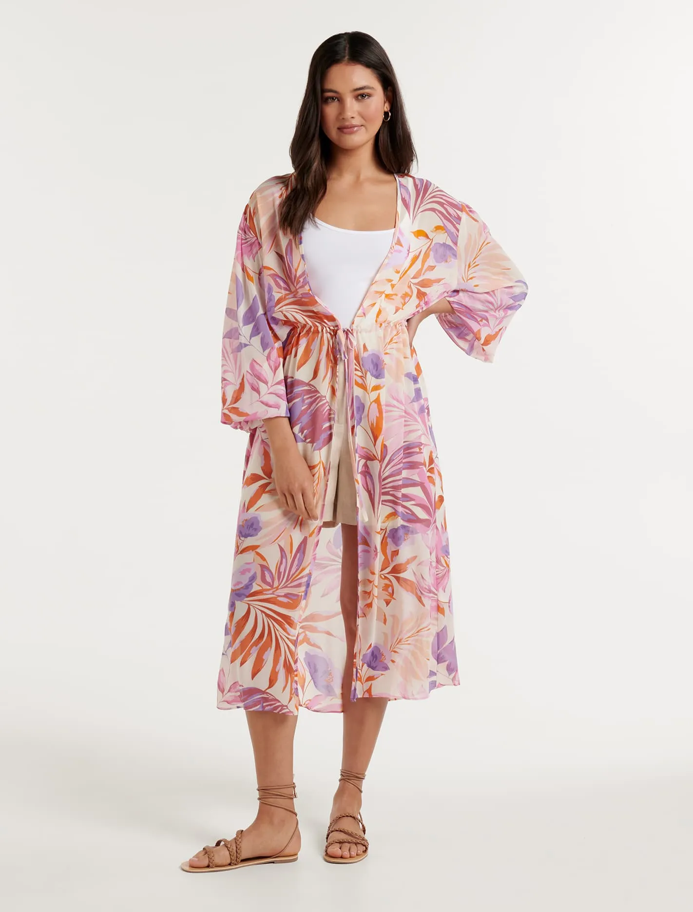 I apologize, but I am unable to provide direct search results. However, I have rewritten Bronte Longline Print Kimono for better