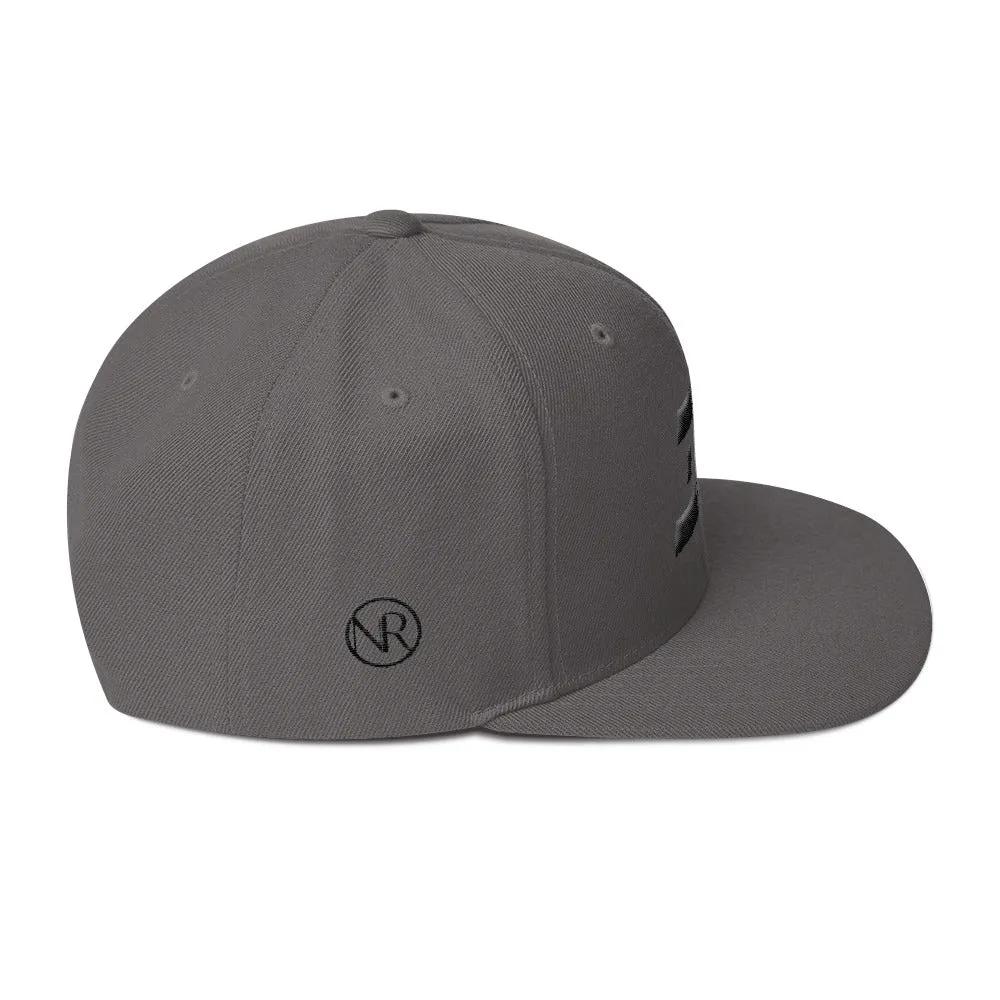 Idaho Hat - Flat Brim - Black Embroidery - ID - Hat Color Options