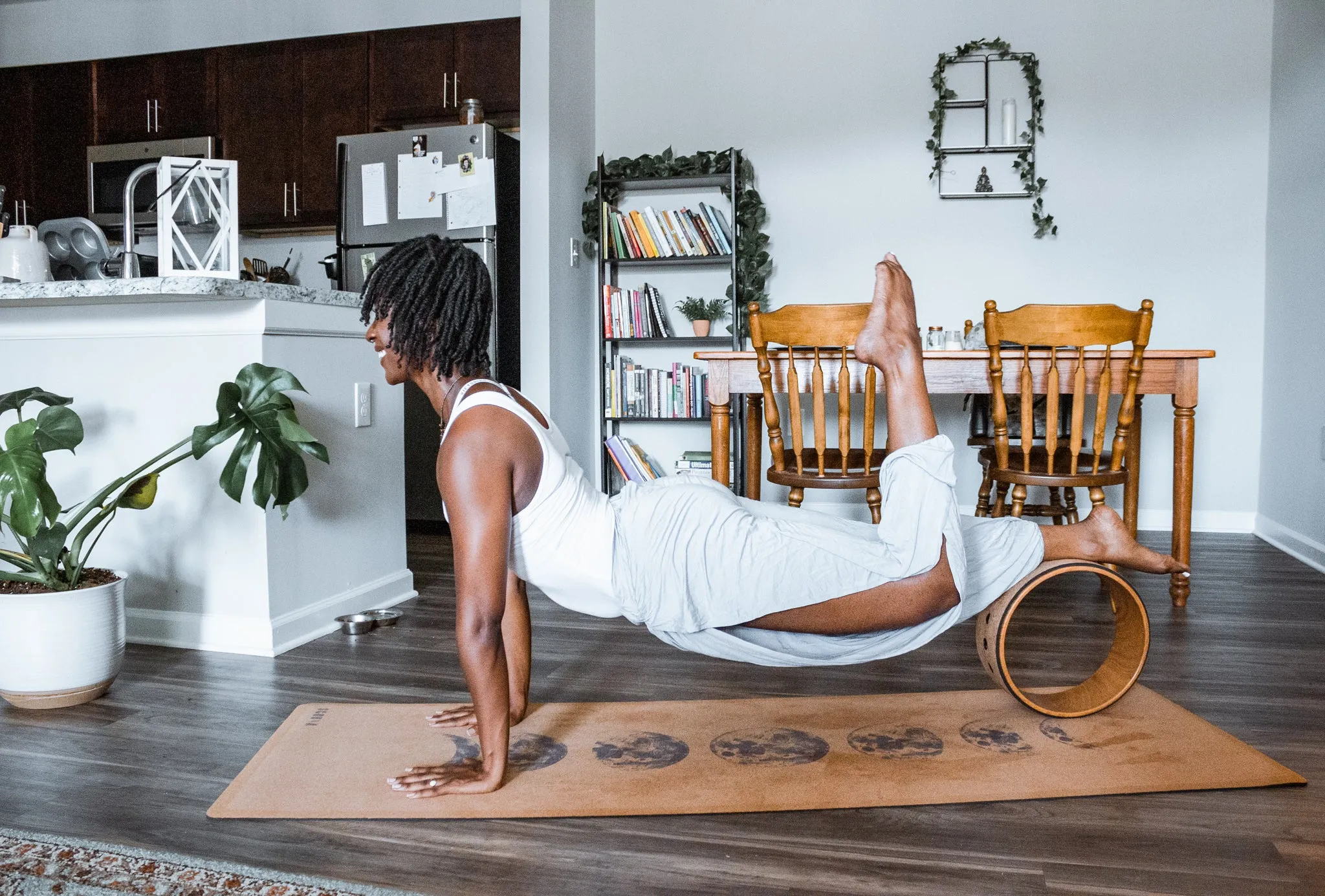 Illuminate Cork Yoga Wheel