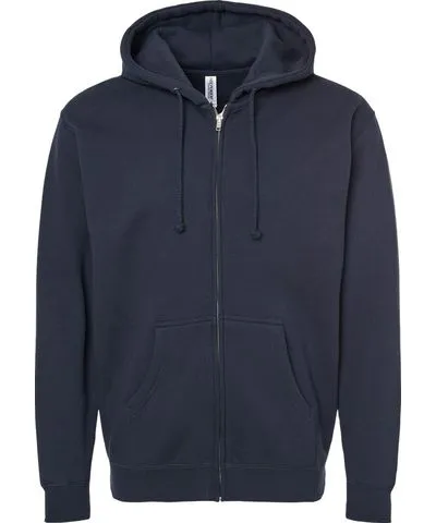 Independent Trading Co. Men's Heavyweight Full-Zip Hooded Sweatshirt