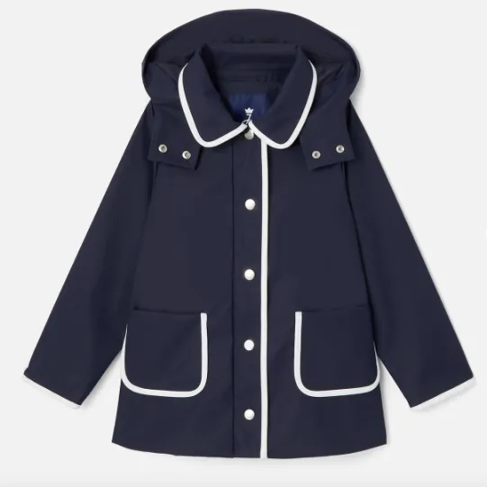 Jacadi Navy and White Raincoat, Size 5 Years - Shop Now!