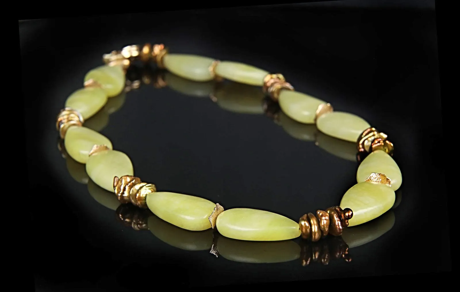 Jade Pearl Gold Necklace - Buy Now