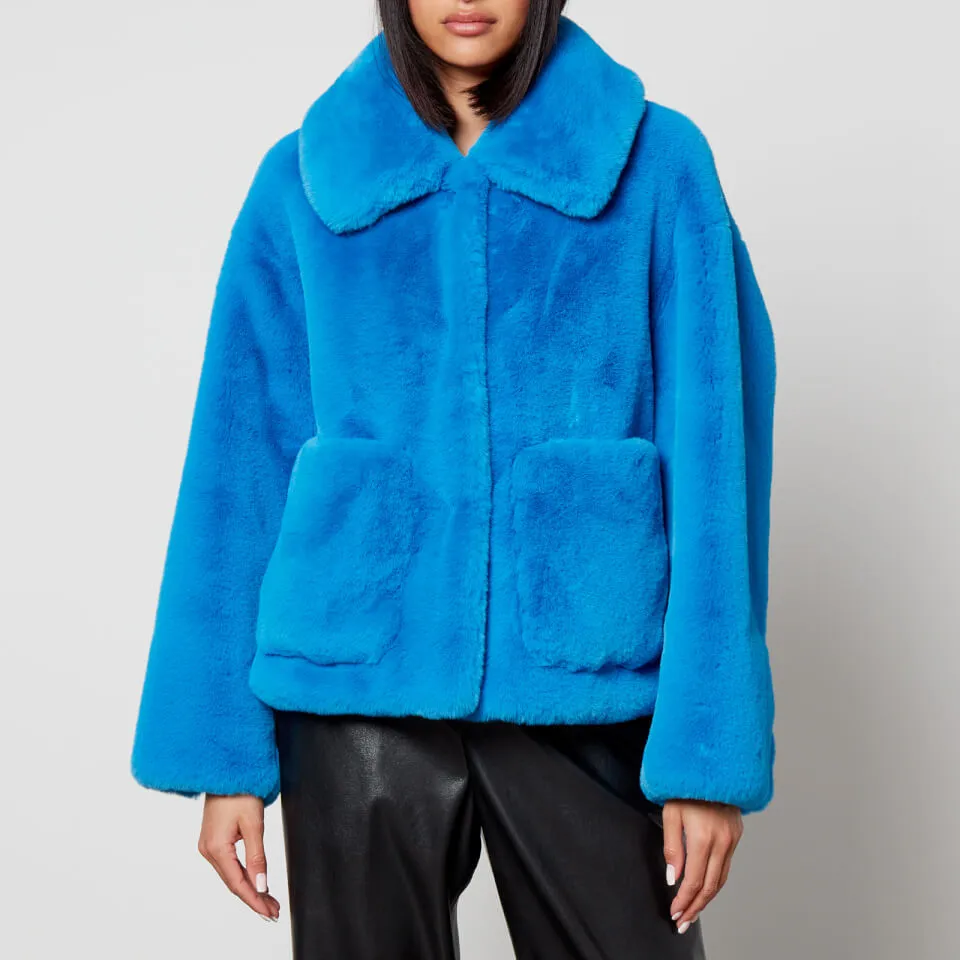 Jakke Traci Faux Fur Coat - XS | Coggles