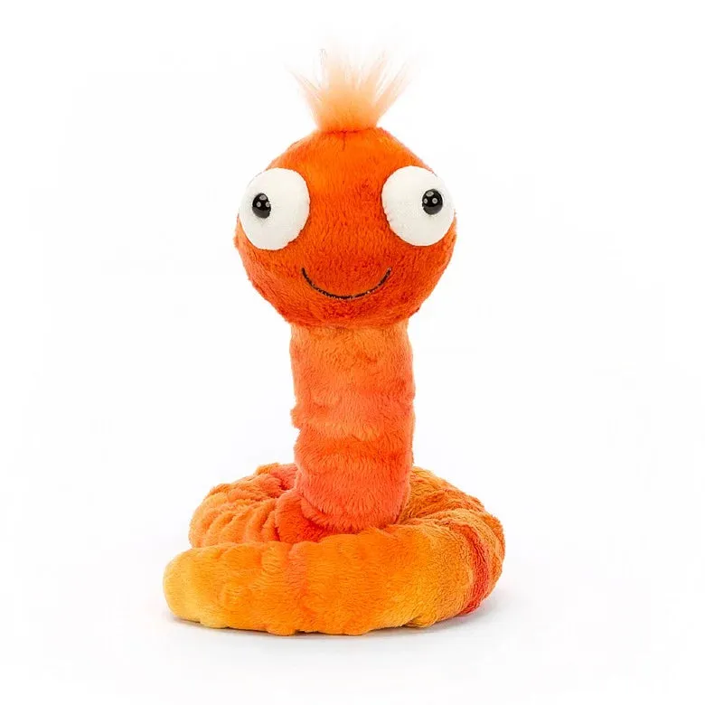 Jellycat Winston Worm - Soft Plush Toy for Kids & Collectors