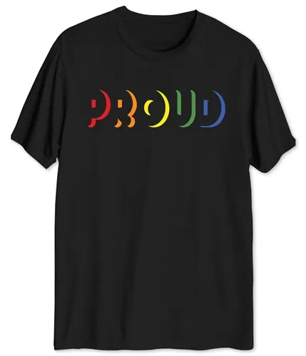 Jem Mens Proud Rainbow Graphic T-Shirt