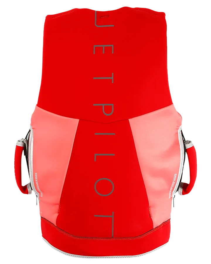 jetpilot red level 50 ladies neo vest 2023