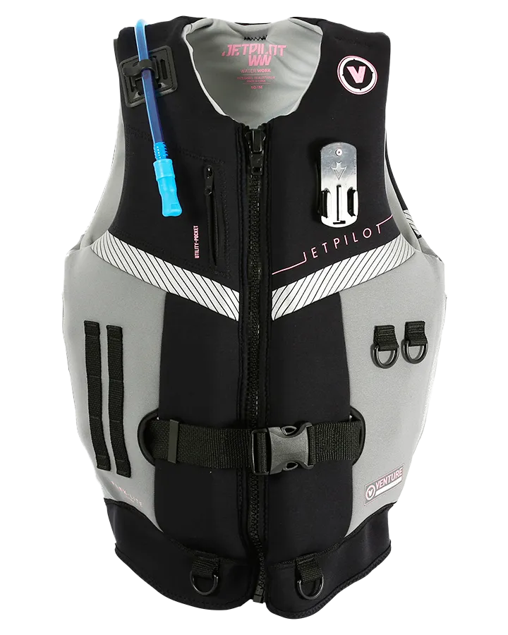 Jetpilot Venture Women's Neoprene Vest - Black/Charcoal - 2023