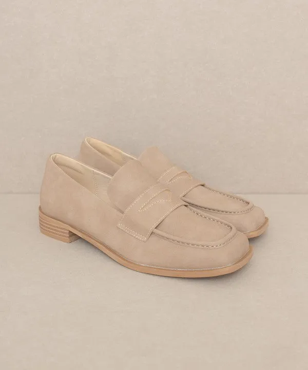 June Showers - Square Toe Penny Loafers - Shop now for trendy square toe penny loafers from June Showers. Versatile and stylish,