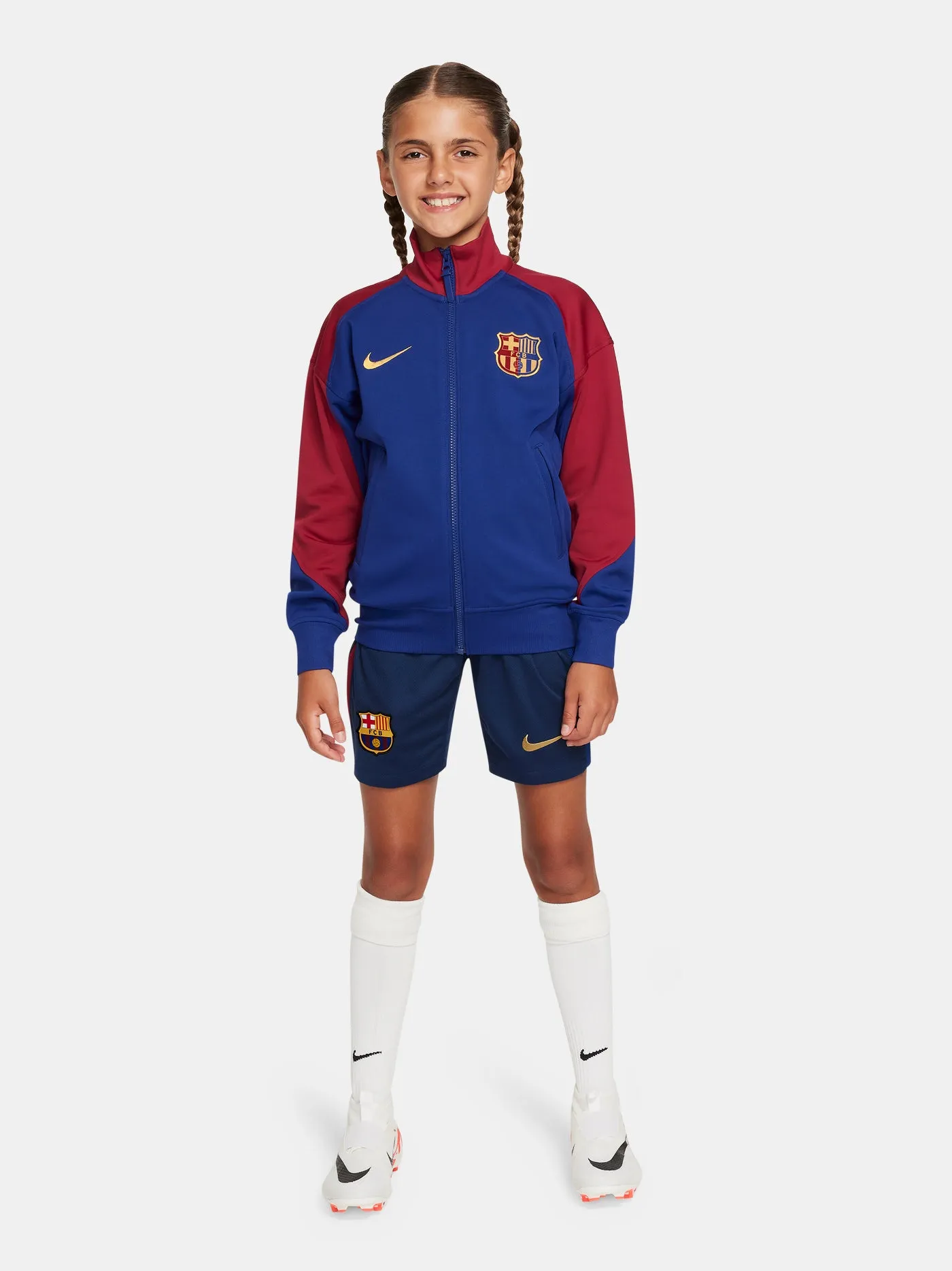 Junior FC Barcelona Home Shorts 24/25 - Buy Now