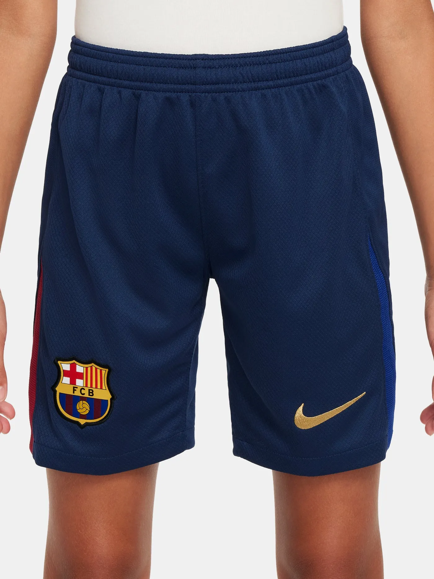 Junior FC Barcelona Home Shorts 24/25 - Buy Now