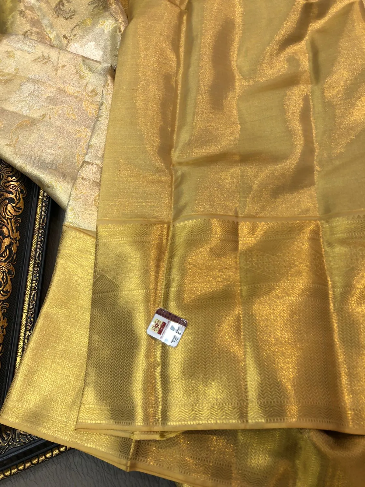 Kalyanamalika - Pure Golden Kanjeevaram Silk Sari for Women