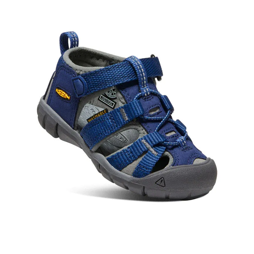 Keen Blue Depths Sandal - Gargoyle Seacamp II CNX - Toddler Size