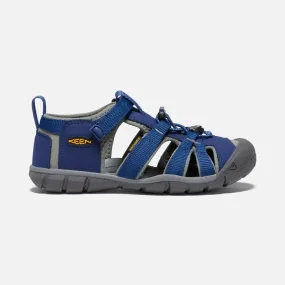 Keen Seacamp II CNX Children's Sandal, Blue Depths, Gargoyle.