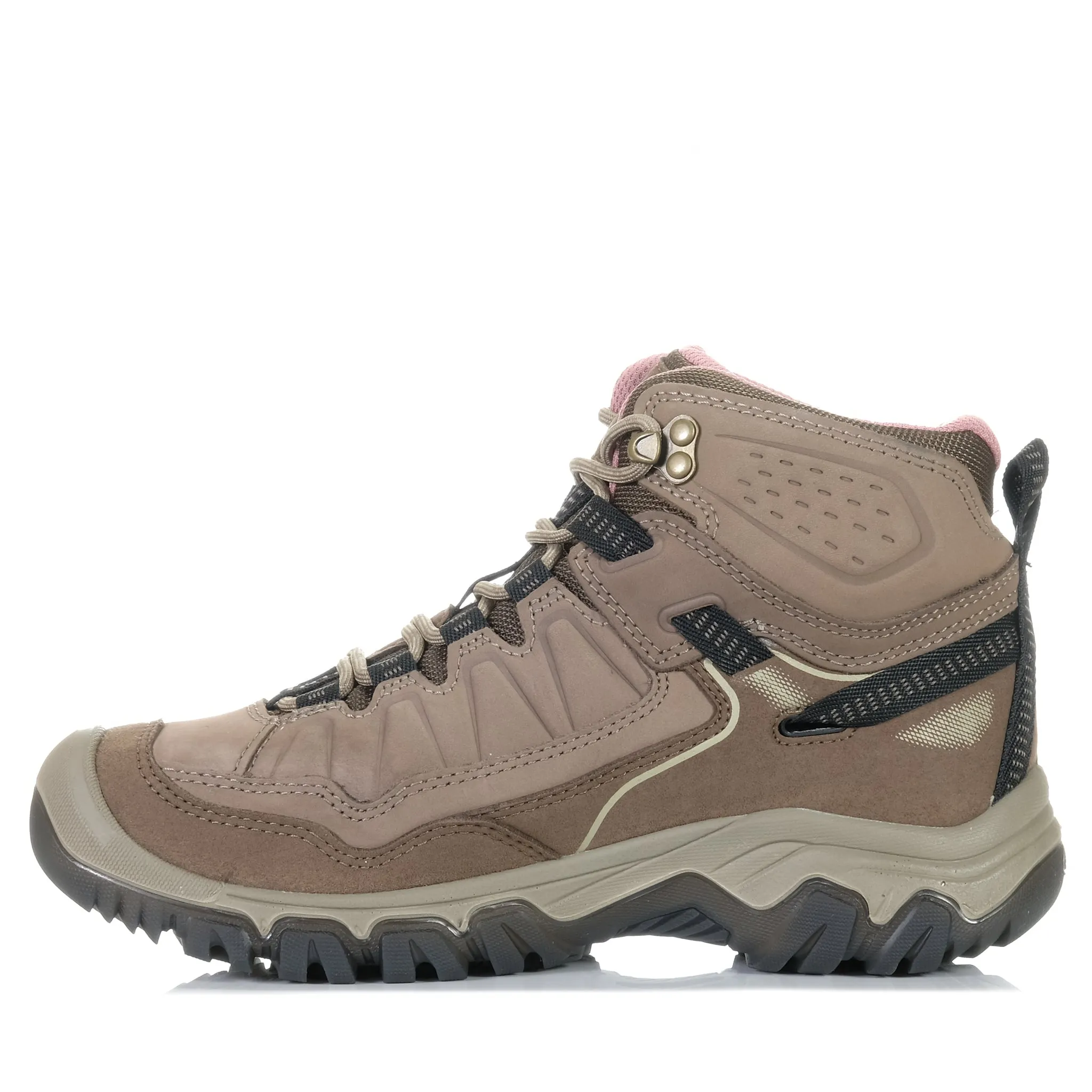 Keen Targhee IV Mid Waterproof Brindle/Nostalgia Rose - Women's Shoes (Google SEO result)