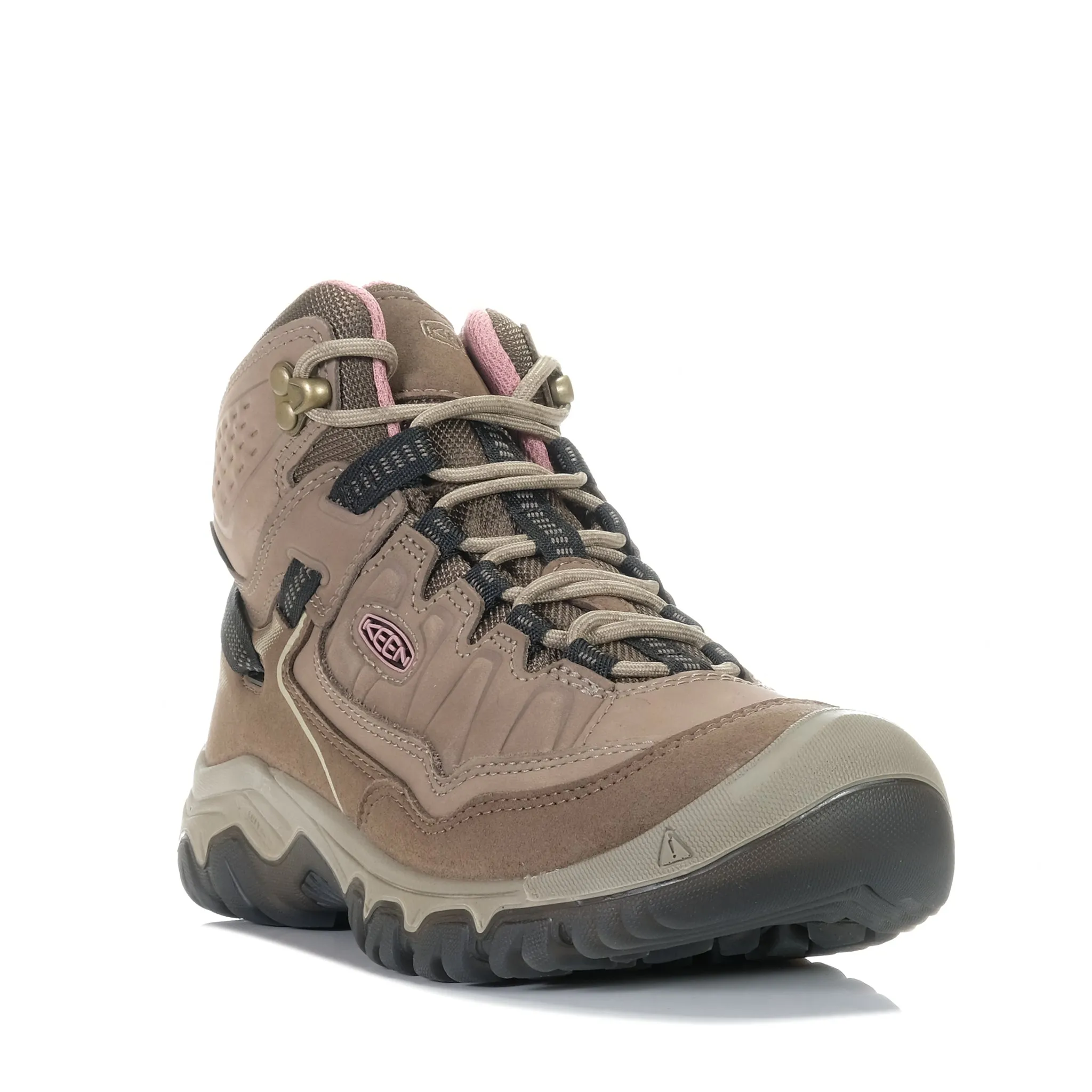 Keen Targhee IV Mid Waterproof Brindle/Nostalgia Rose - Women's Shoes (Google SEO result)