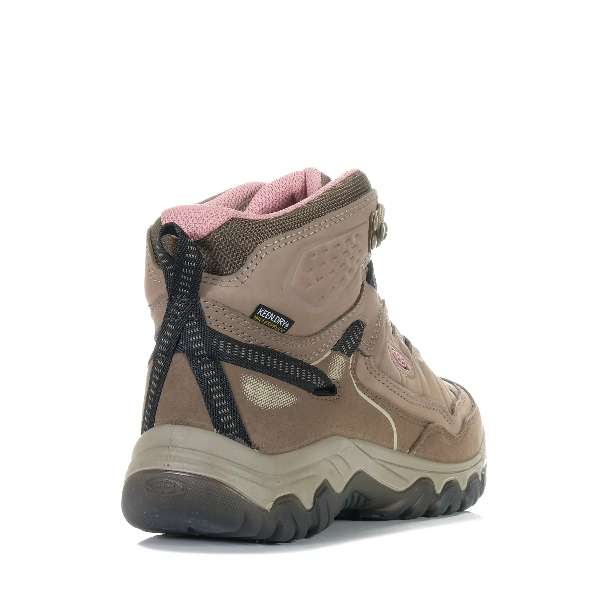 Keen Targhee IV Mid Waterproof Brindle/Nostalgia Rose - Women's Shoes (Google SEO result)