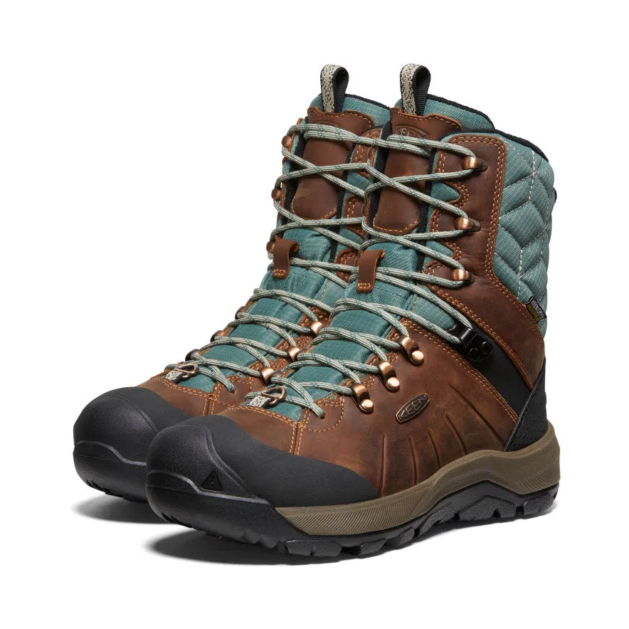 KEEN Women's Revel IV High Polar Boot - Maple/Dark Forest