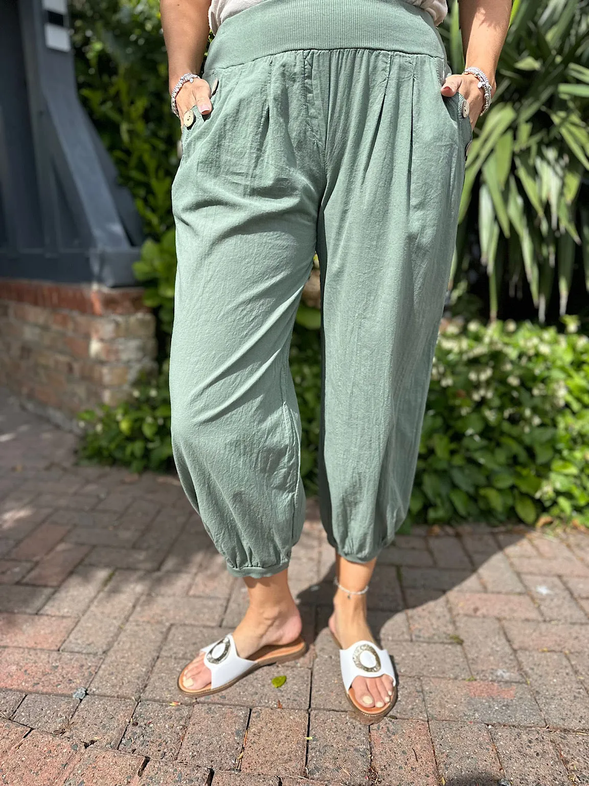 Khaki Pocket Trousers