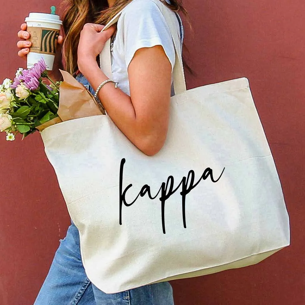 KKG Script Writing Nickname Tote Bag