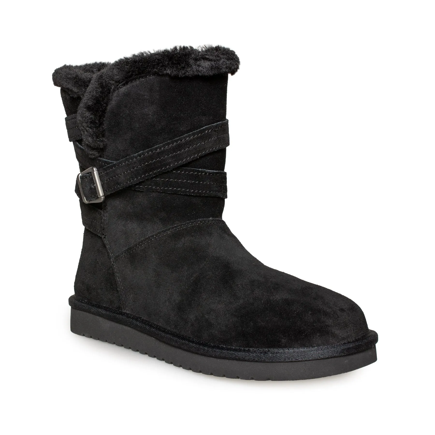 Koolaburra UGG Delene Short Black Boots - Women's