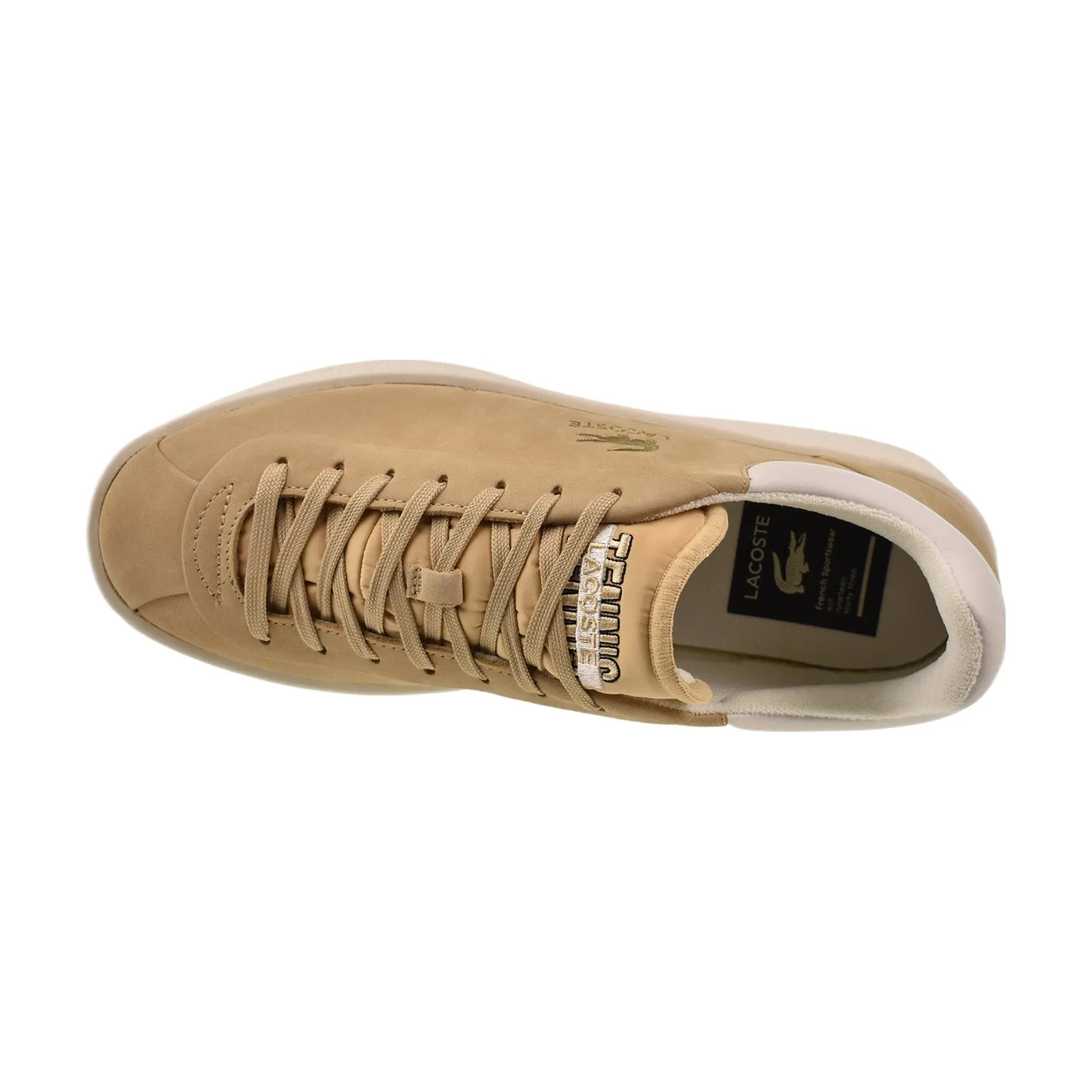 Lacoste Baseshot Premium Leather Men's Shoes Beige