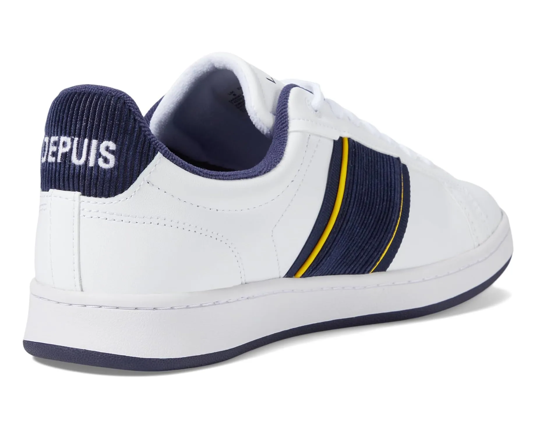 LACOSTE Carnaby Pro Leather Sneakers, Men's White/Navy - Buy Now