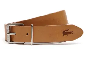 Lacoste Men’s Leather Elegance Belt (Nautral)