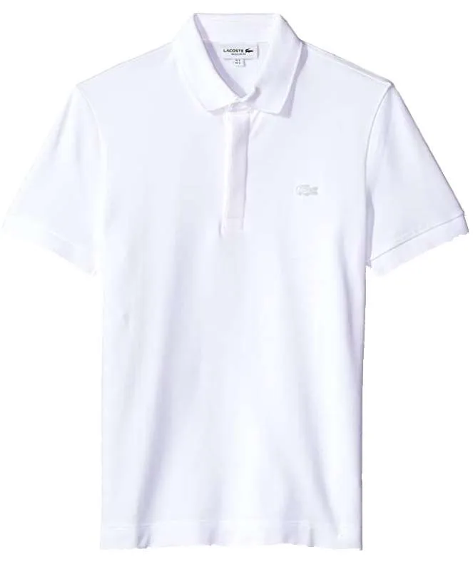 Lacoste Men’s Short Sleeve Paris Polo Shirt – White