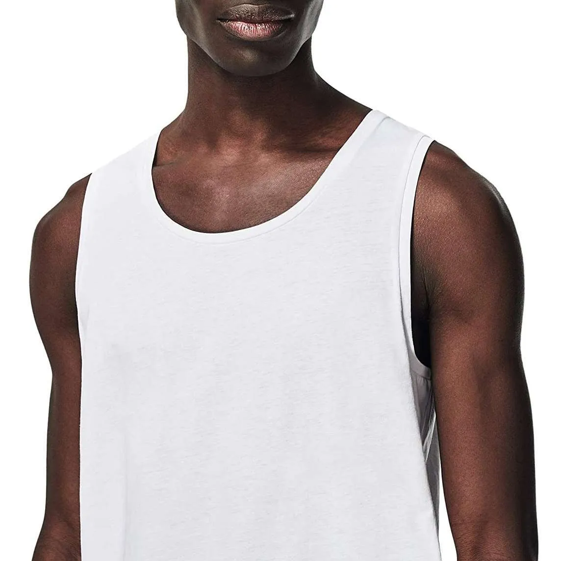 Lacoste Men’s Sleeveless Slim Essential T-Shirt 3pk – White