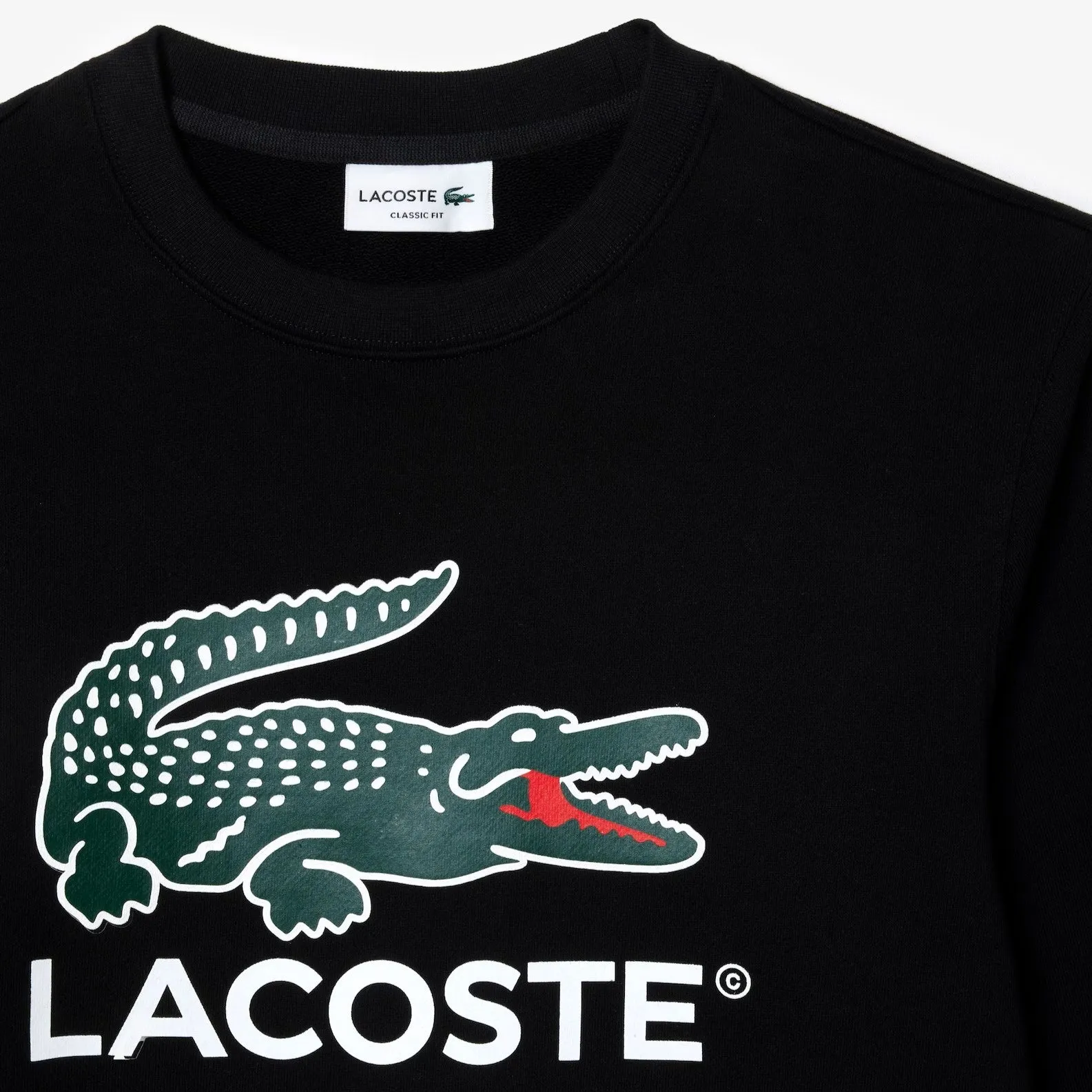 LACOSTE Men's Cotton Fleece Sweatshirt - Classic Fit