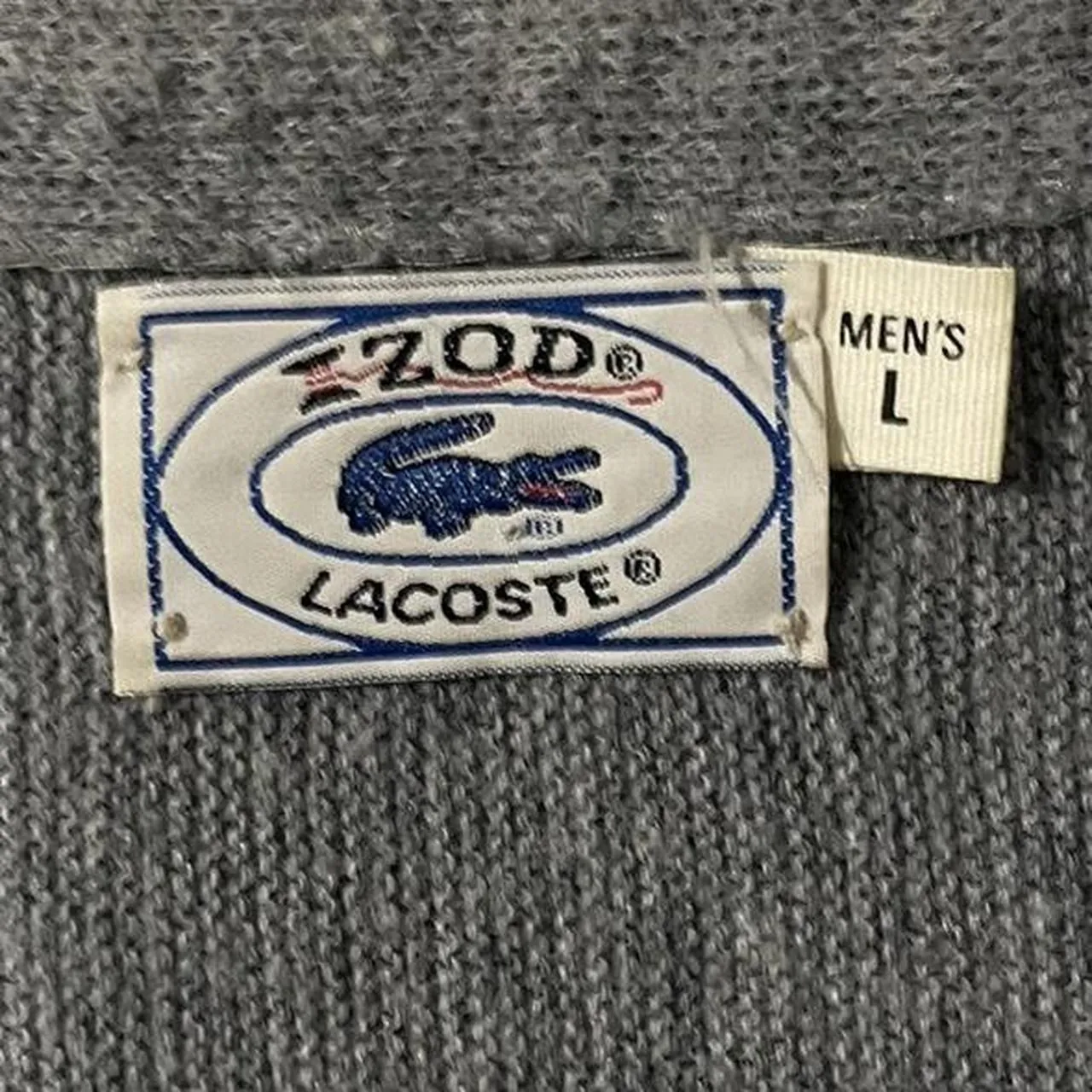 Lacoste Men's Grey Cardigan