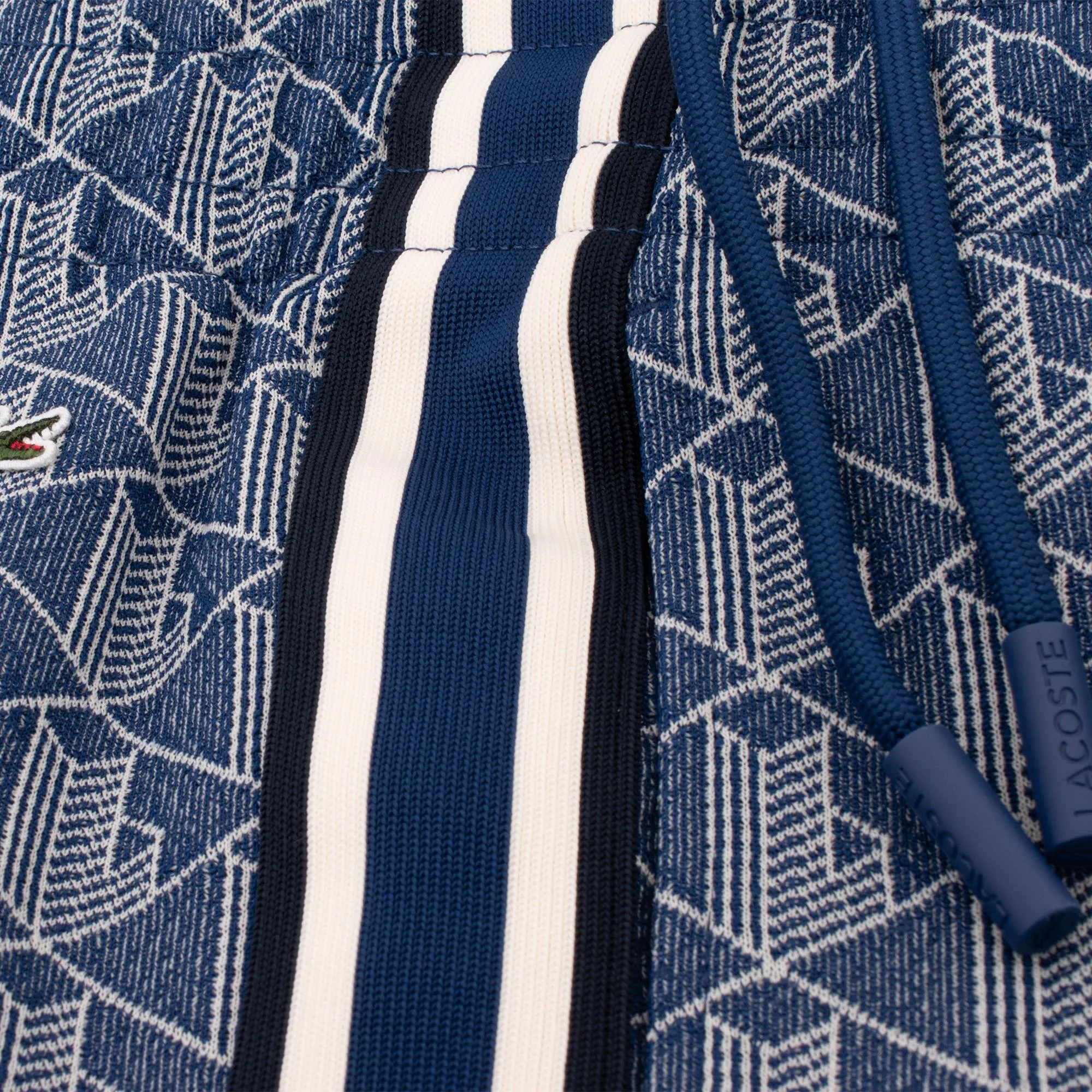 Lacoste Navy/White Monogram Trackpants