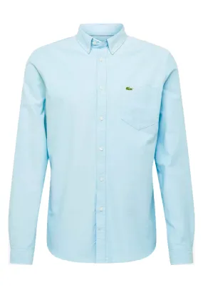 Lacoste Pocket Shirt - Sky Blue - Logo - Buy Online - Free Shipping