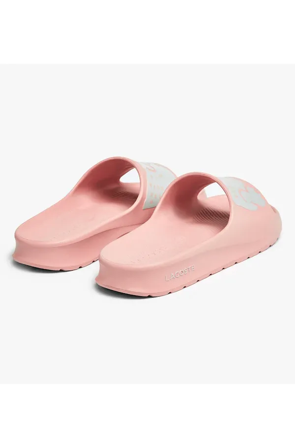 Lacoste Women Pink Croco Slides