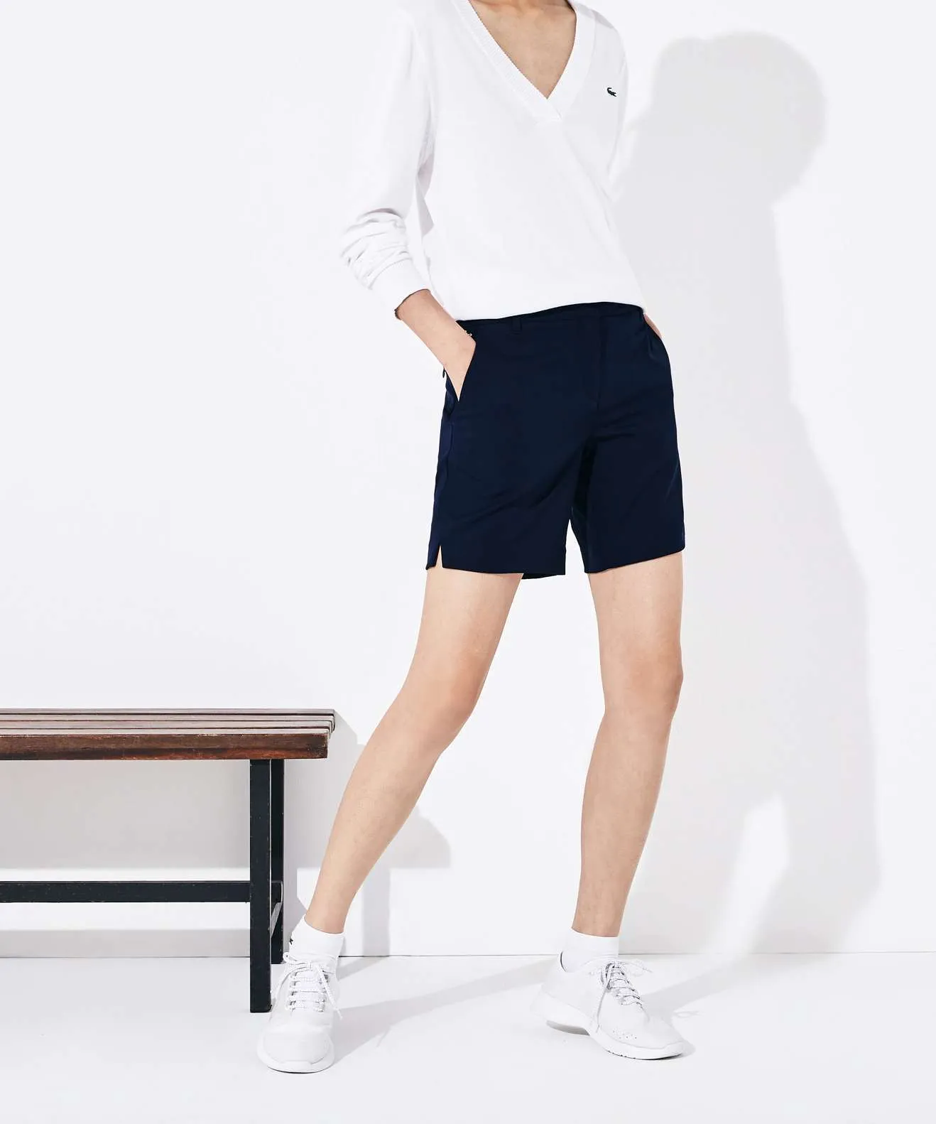 Lacoste Women’s SPORT Gabardine Bermuda Shorts