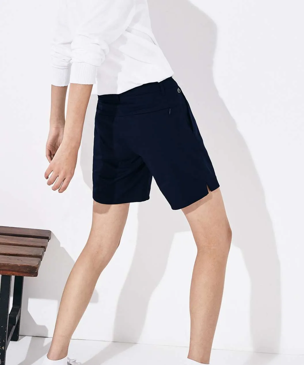 Lacoste Women’s SPORT Gabardine Bermuda Shorts