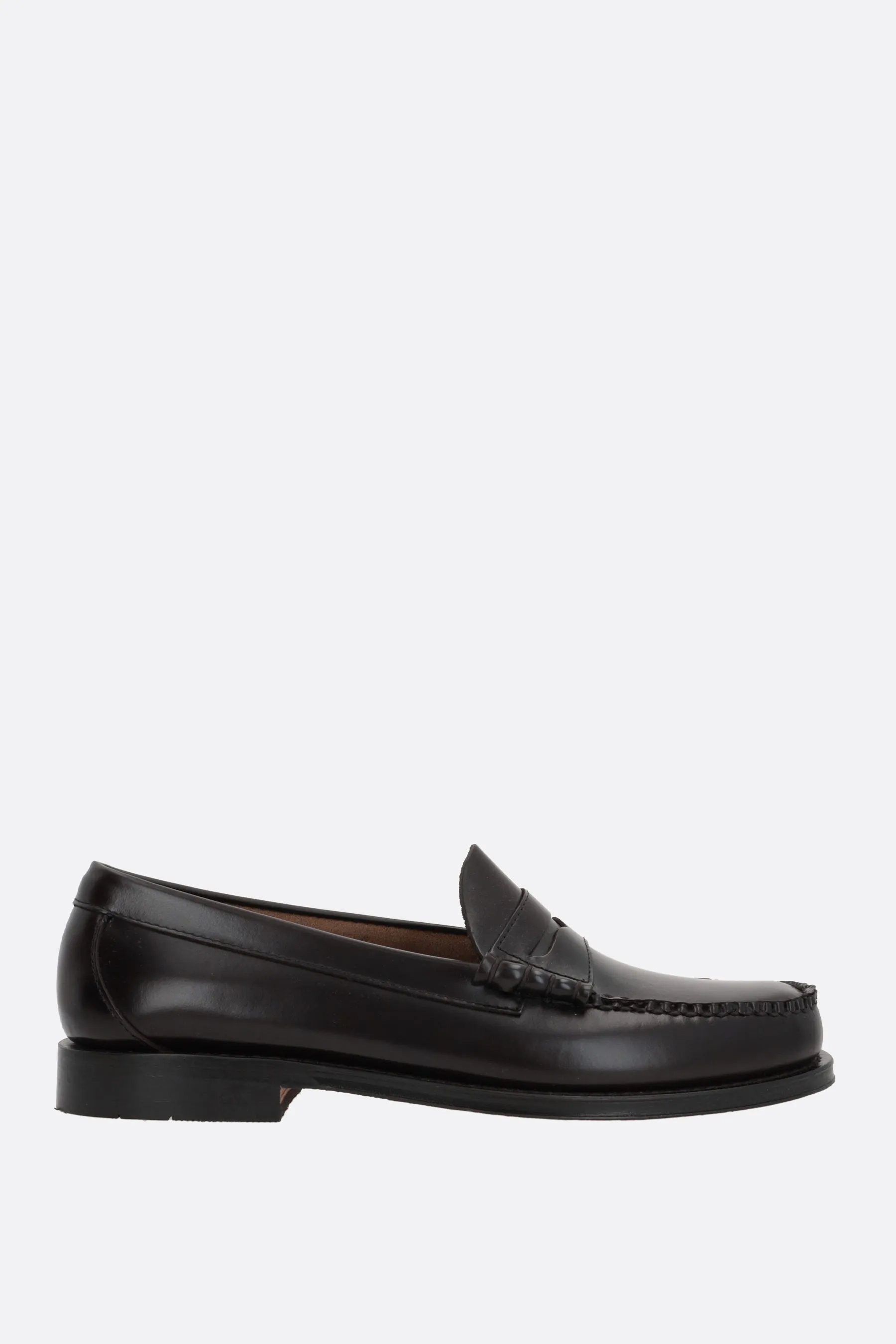 Larson penny loafers in polished leather